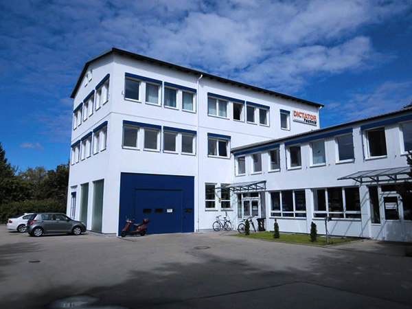 Company building DICTATOR headquarters
